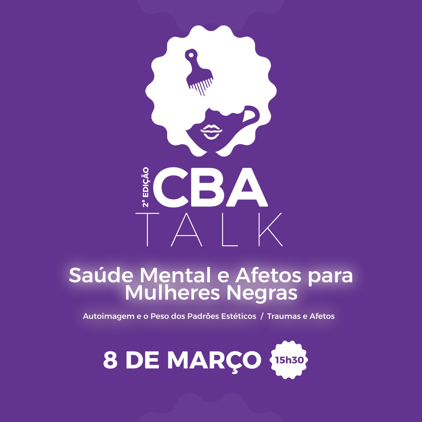 2.ª Edição CBA Talk Poster